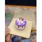 1pc Round Chocolate Cake Clay Food Keycaps Knob Keycap with Magnet for Hi75 Hi8 Mechanical Gaming Keyboard